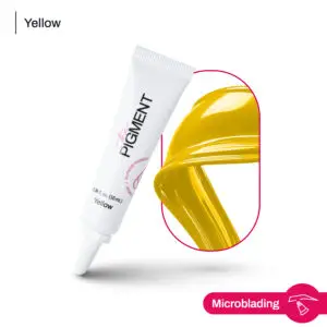 pigmento microblading Yellow